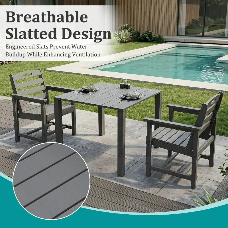 HDPE Barstools and Table Set - Image 17