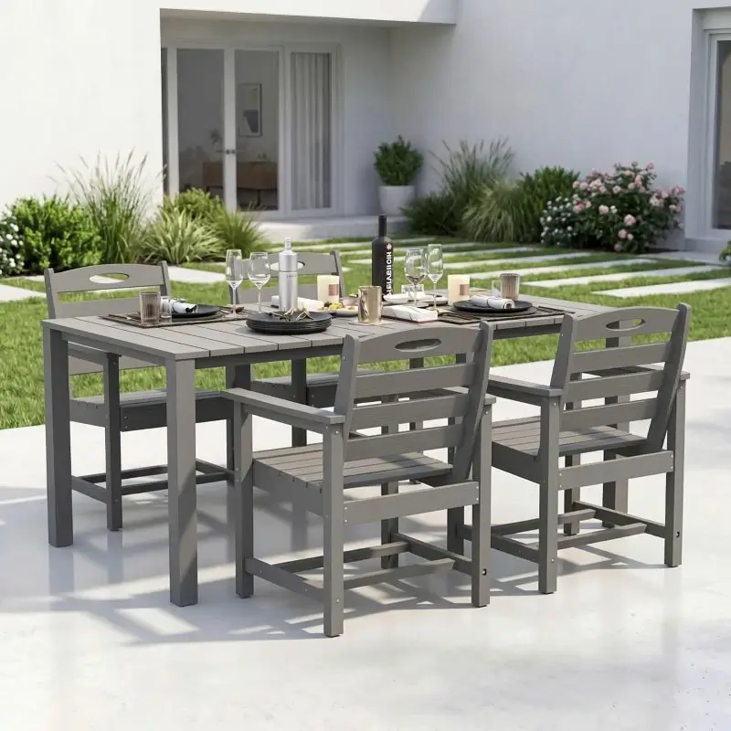 HDPE Barstools and Table Set - Image 18