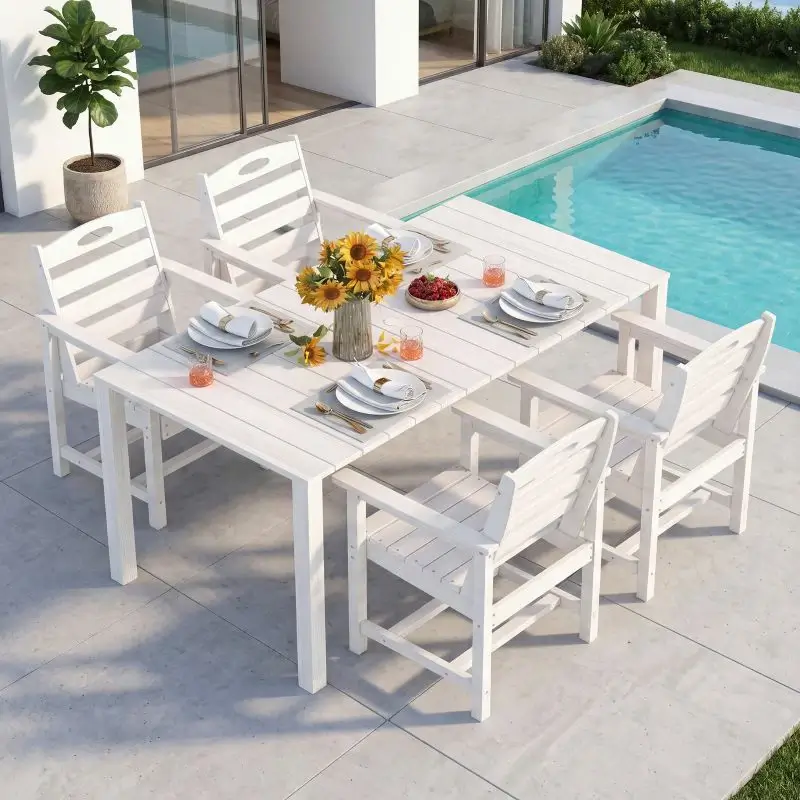 HDPE Barstools and Table Set - Image 19