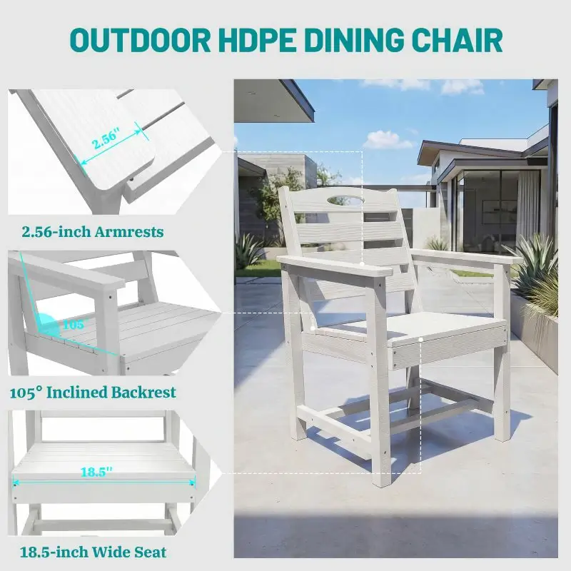HDPE Barstools and Table Set - Image 22