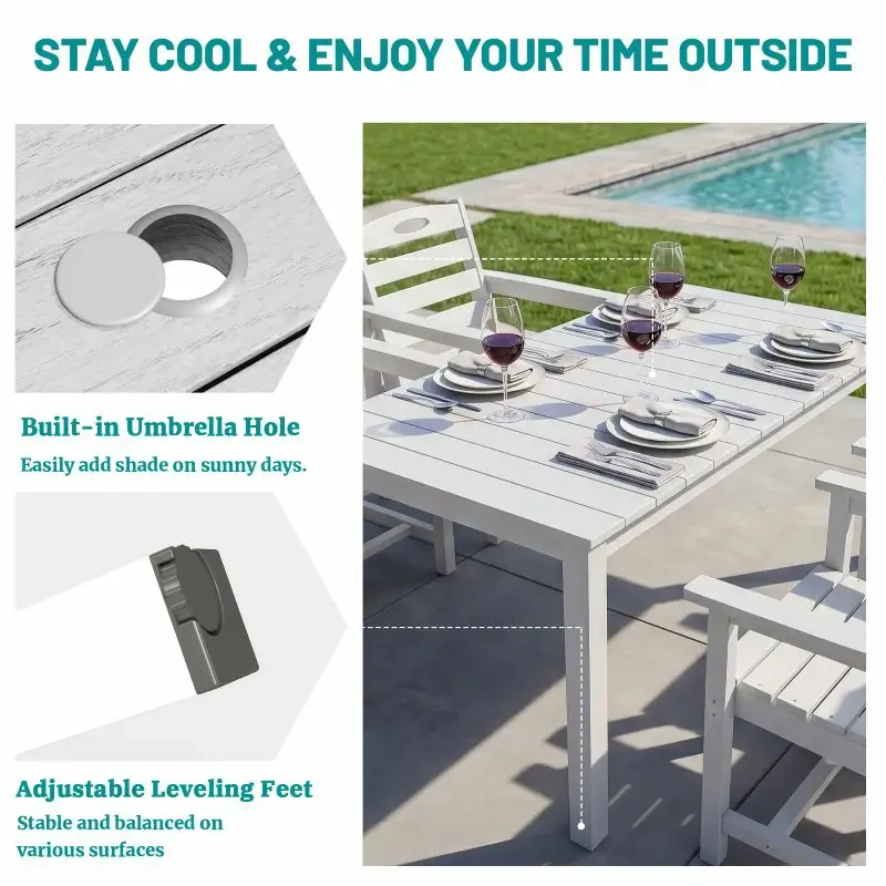 HDPE Barstools and Table Set - Image 23