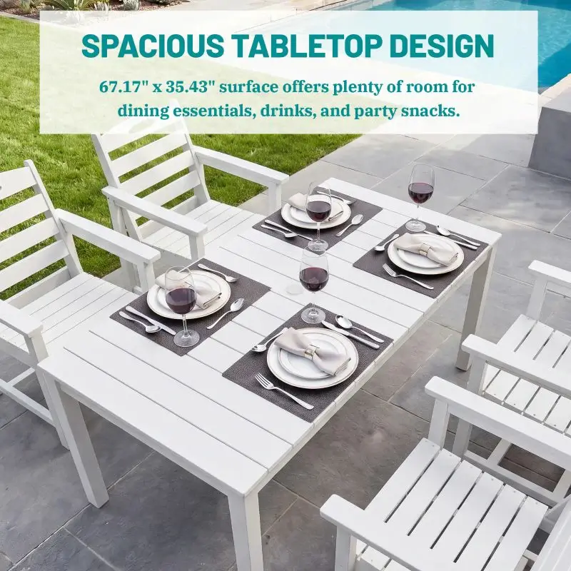 HDPE Barstools and Table Set - Image 24