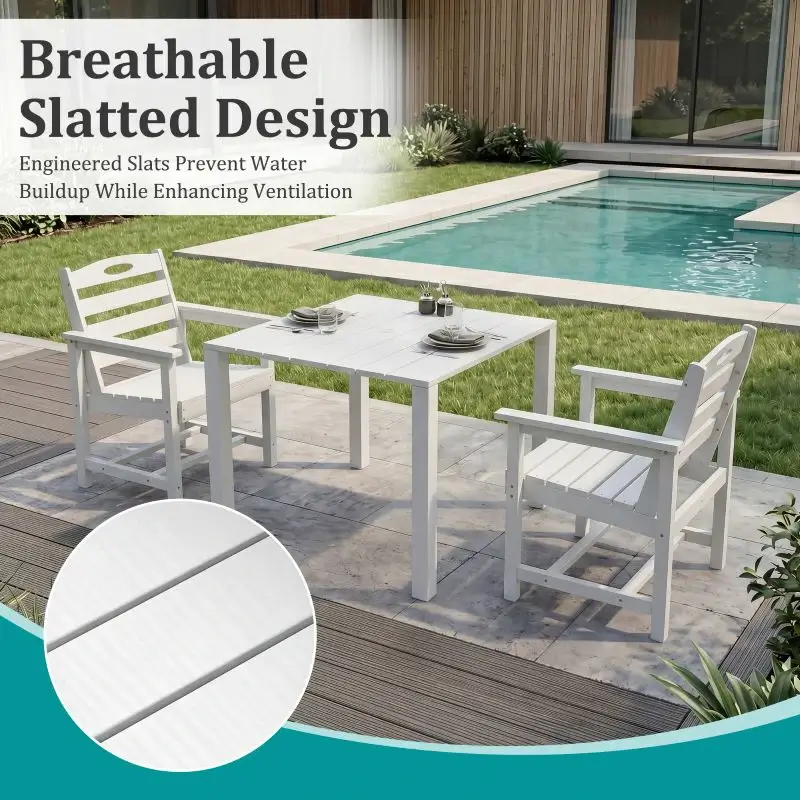 HDPE Barstools and Table Set - Image 26