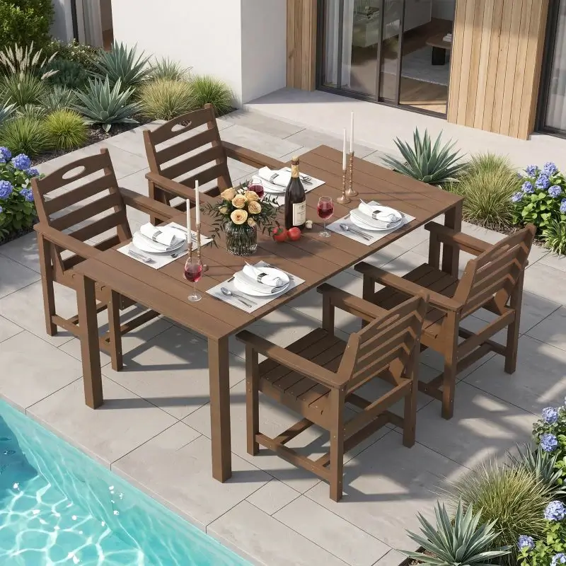 HDPE Barstools and Table Set - Image 28
