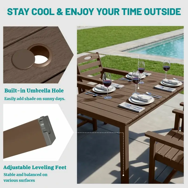HDPE Barstools and Table Set - Image 32