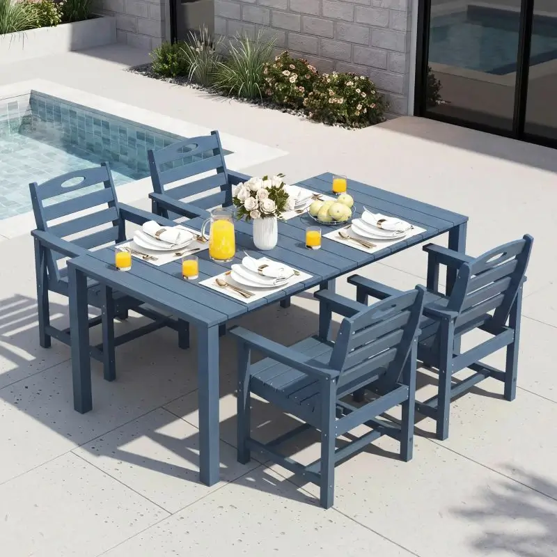 HDPE Barstools and Table Set - Image 37