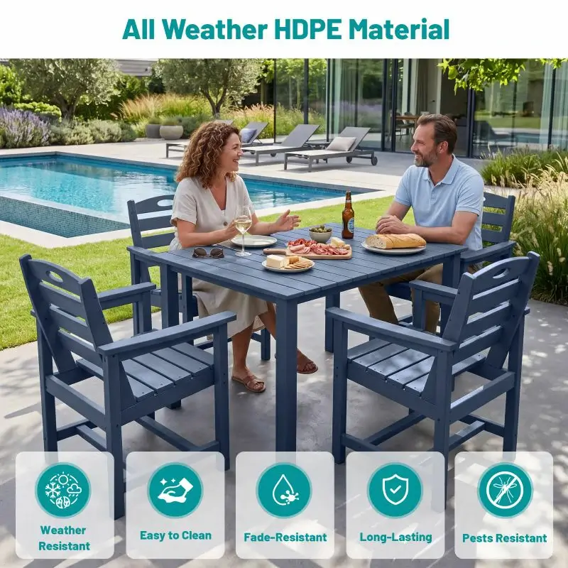 HDPE Barstools and Table Set - Image 39