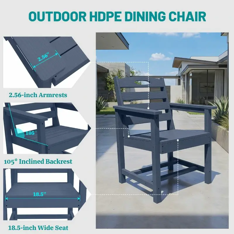 HDPE Barstools and Table Set - Image 40