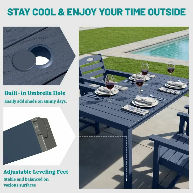 HDPE Barstools and Table Set - Image 41