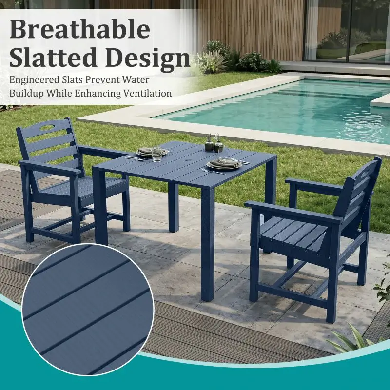 HDPE Barstools and Table Set - Image 44