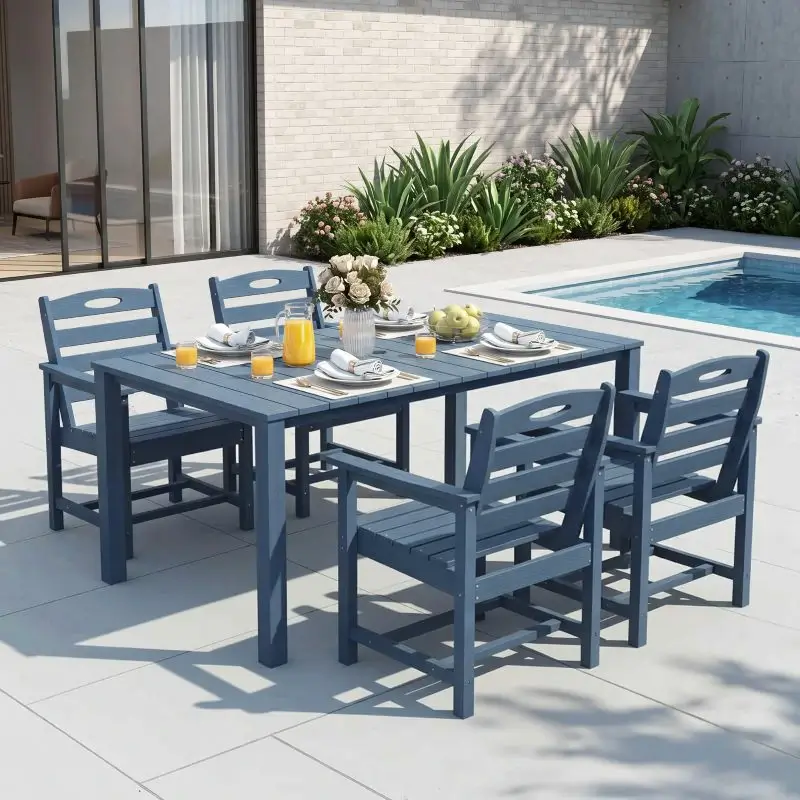 HDPE Barstools and Table Set - Image 45