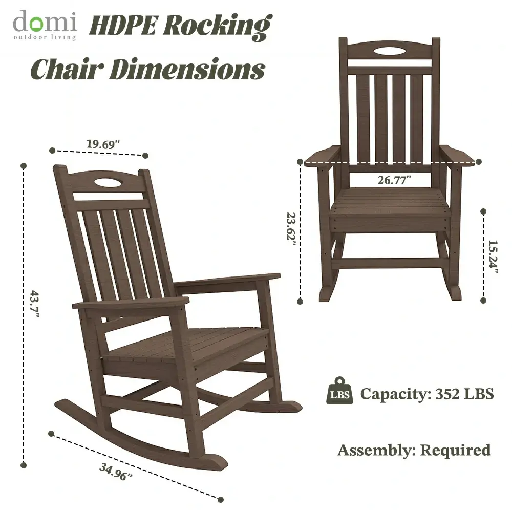HDPE Classic Rocking Chairs - Image 10