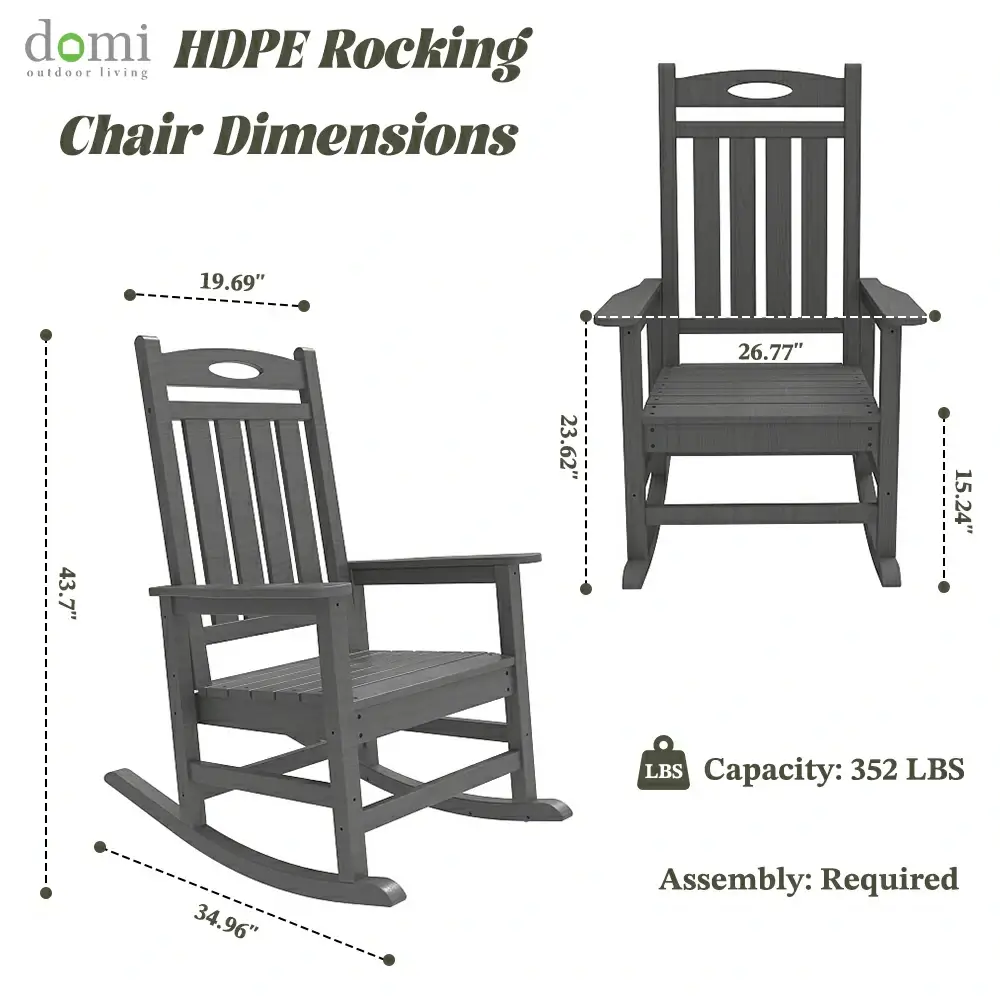 HDPE Classic Rocking Chairs - Image 16