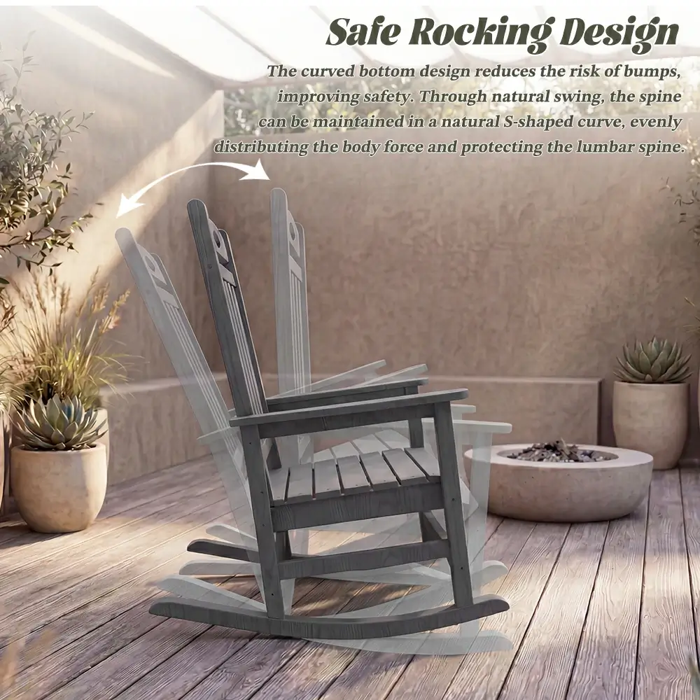 HDPE Classic Rocking Chairs - Image 19