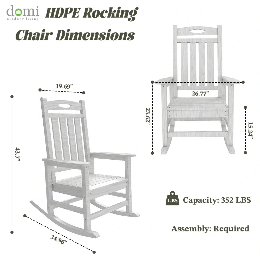 HDPE Classic Rocking Chairs - Image 3