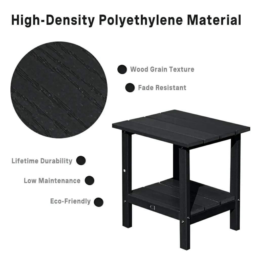 HDPE Outdoor Side Table - Image 15