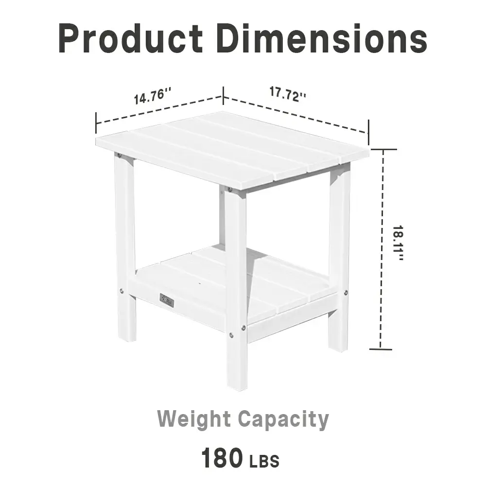 HDPE Outdoor Side Table - Image 26