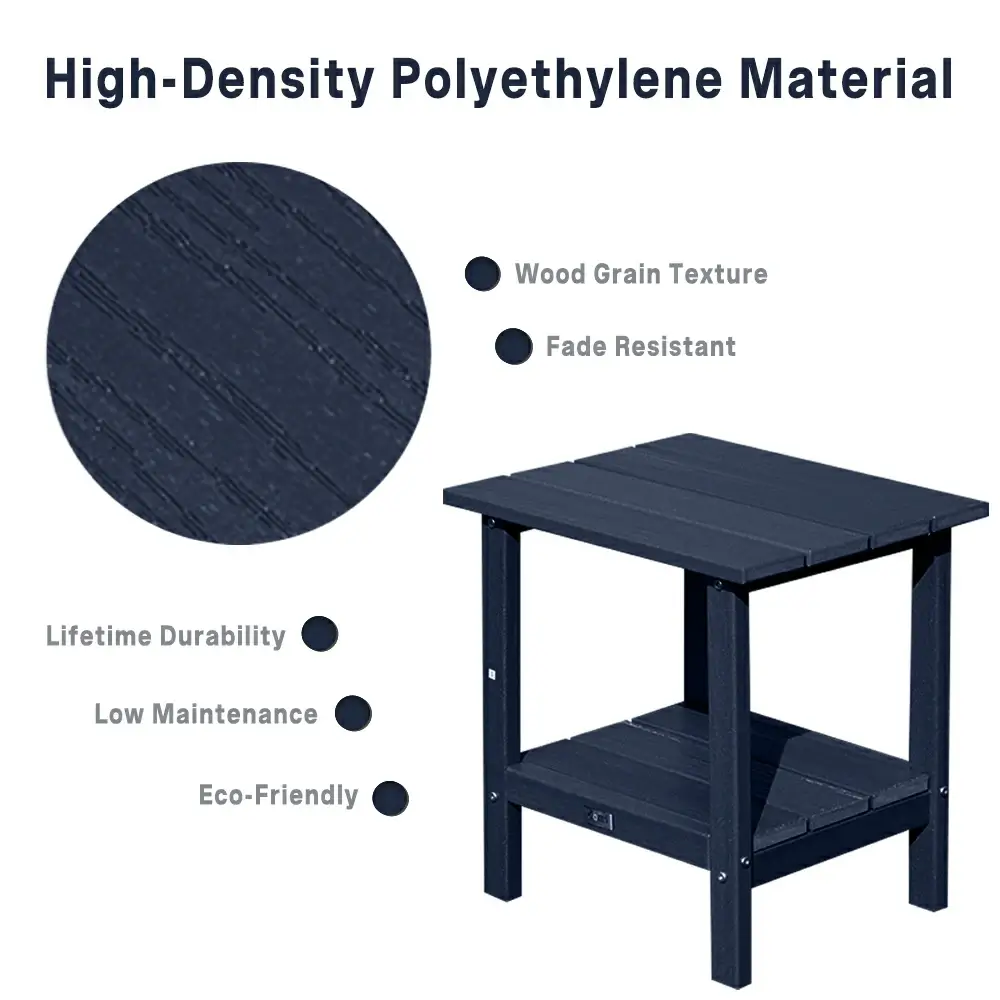 HDPE Outdoor Side Table - Image 9
