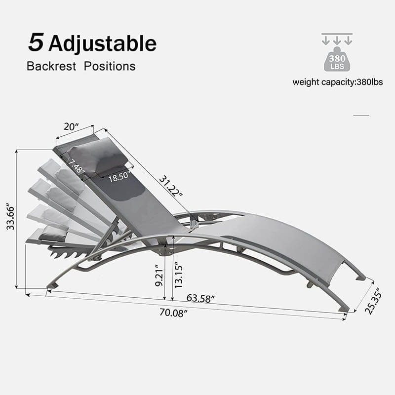 Lounge Chair Set (2 Chairs) - Curved Design - Image 16