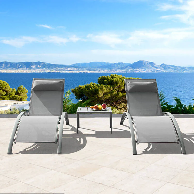 Lounge Chair Set (2 Chairs) - Curved Design - Image 19