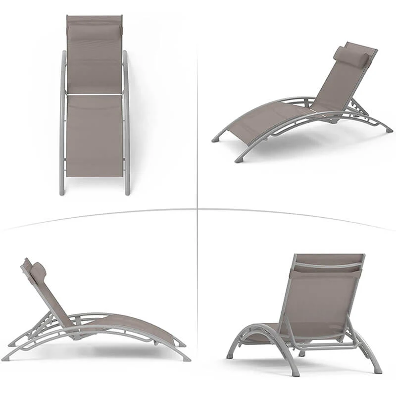 Lounge Chair Set (2 Chairs) - Curved Design - Image 28