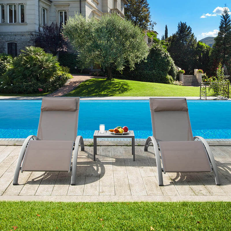Lounge Chair Set (2 Chairs) - Curved Design - Image 30