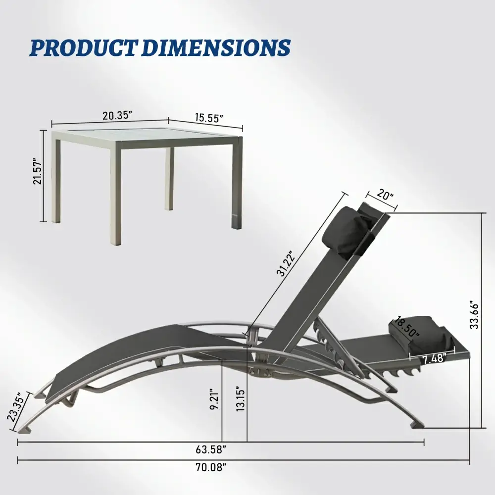 Lounge Chair Set (2 Chairs) - Curved Design - Image 43