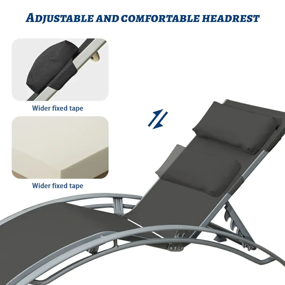 Lounge Chair Set (2 Chairs) - Curved Design - Image 44