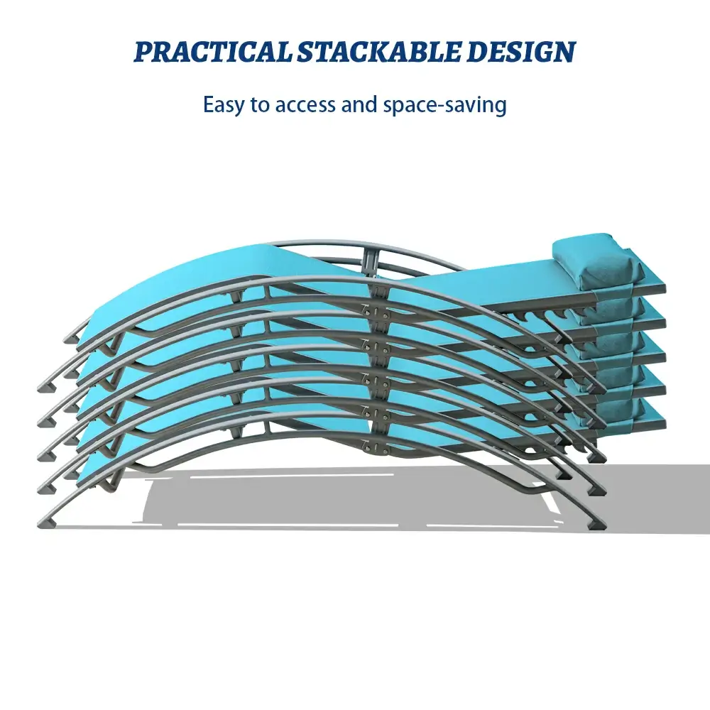 Lounge Chair Set (2 Chairs) - Curved Design - Image 55