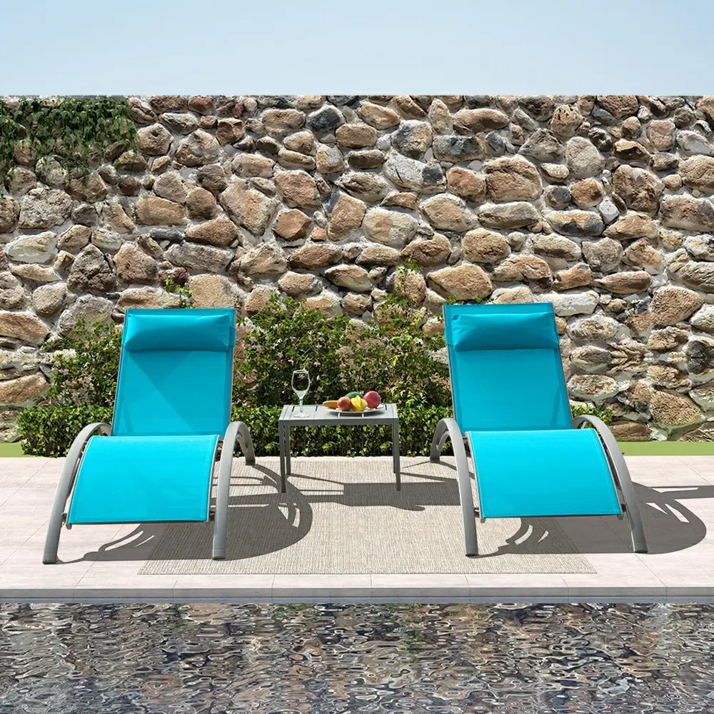 Lounge Chair Set (2 Chairs) - Curved Design - Image 58