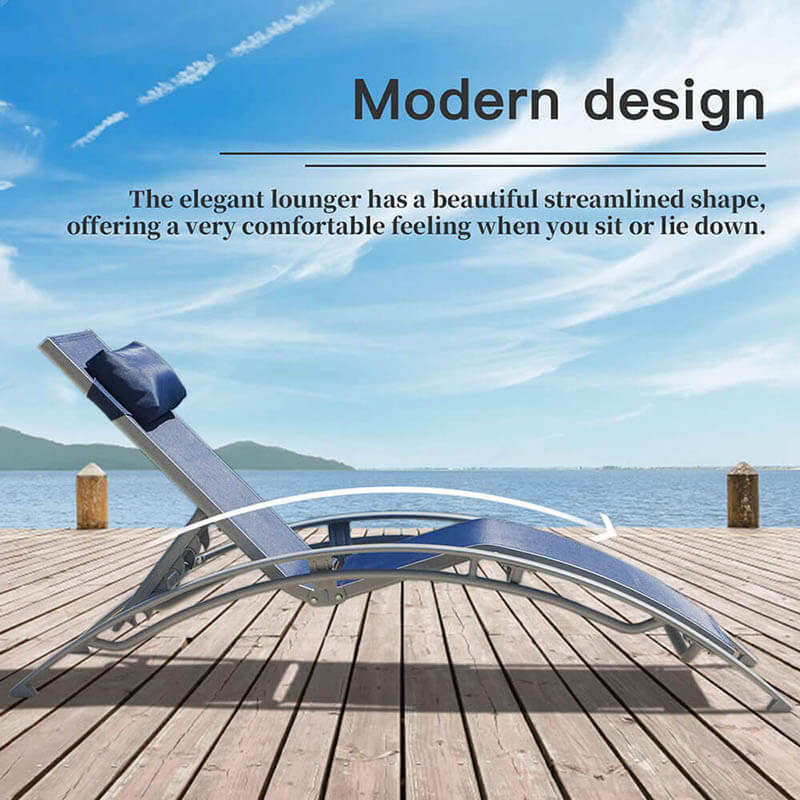Lounge Chair Set (2 Chairs) - Curved Design - Image 6