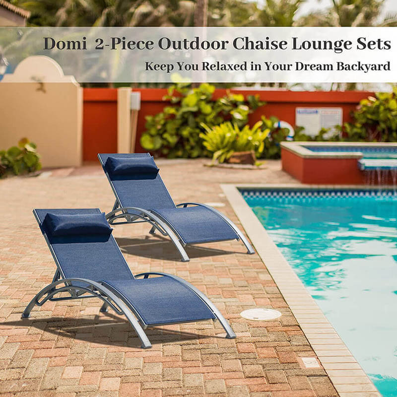 Lounge Chair Set (2 Chairs) - Curved Design - Image 7