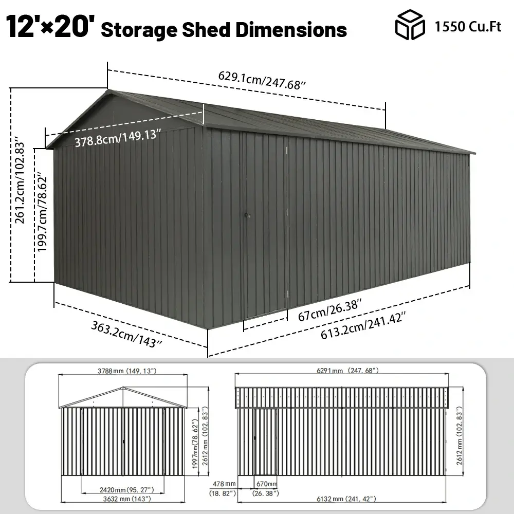Metal Garage & Storage Shed - Image 10