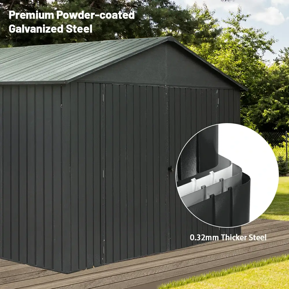 Metal Garage & Storage Shed - Image 11