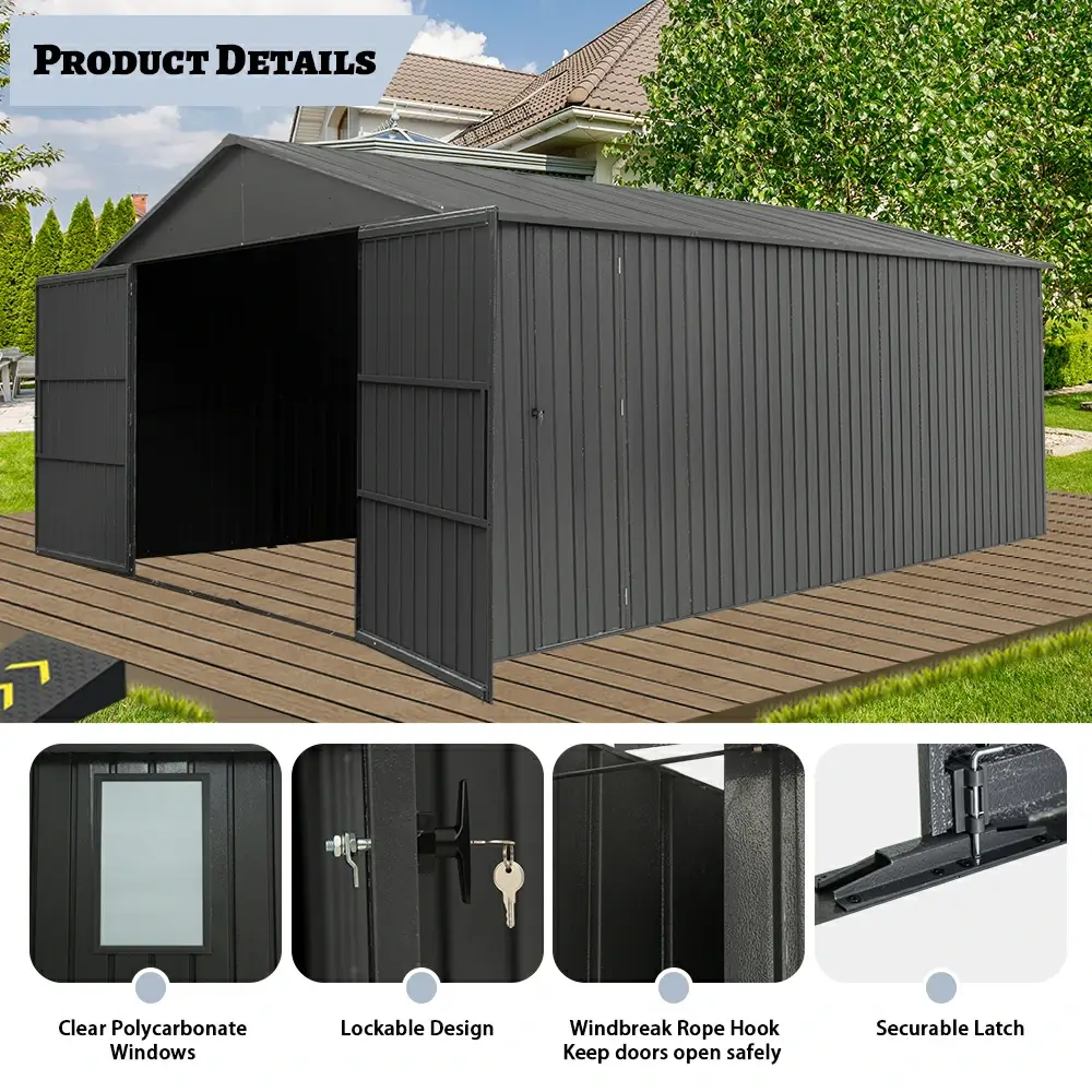 Metal Garage & Storage Shed - Image 14