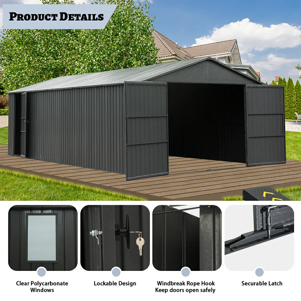 Metal Garage & Storage Shed - Image 22