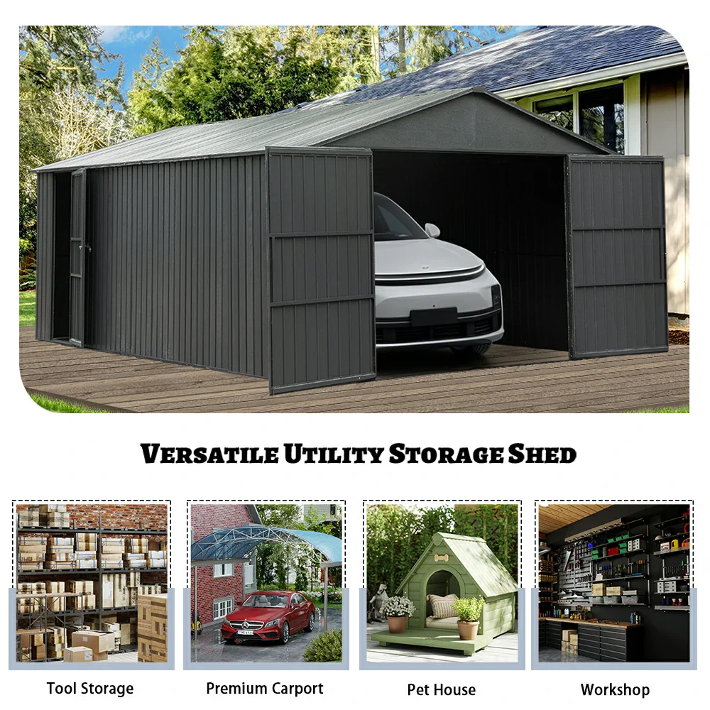 Metal Garage & Storage Shed - Image 24