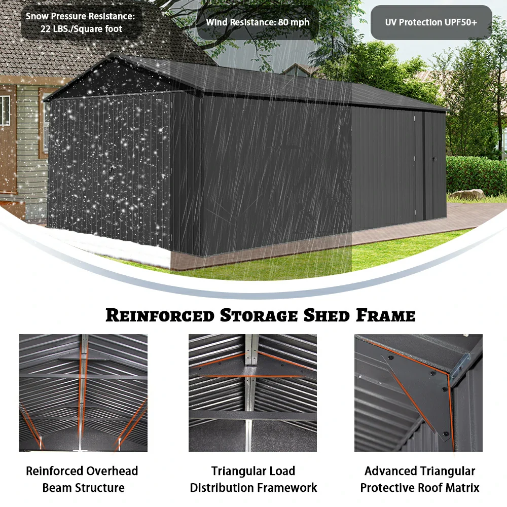 Metal Garage & Storage Shed - Image 4