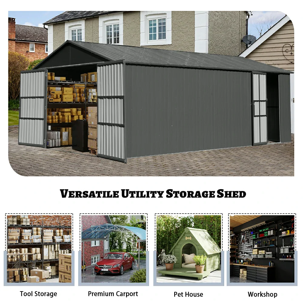Metal Garage & Storage Shed - Image 8