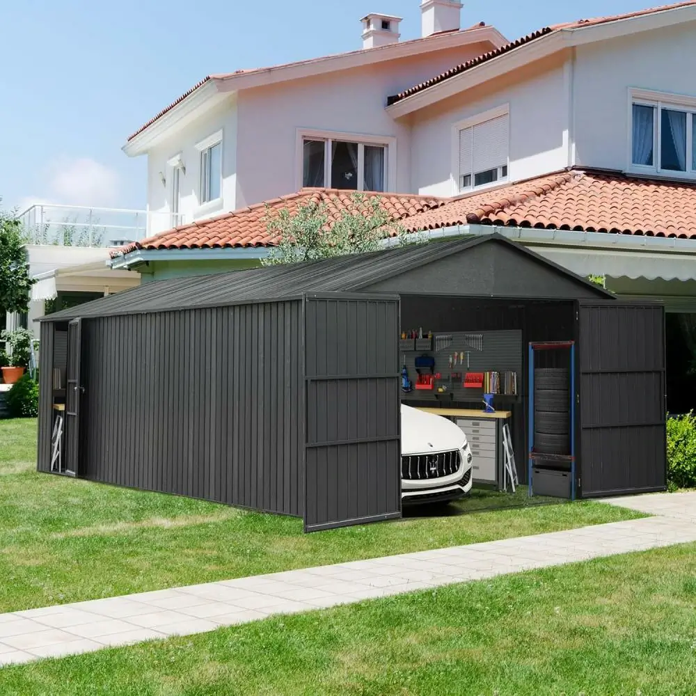 Metal Garage & Storage Shed - Image 9