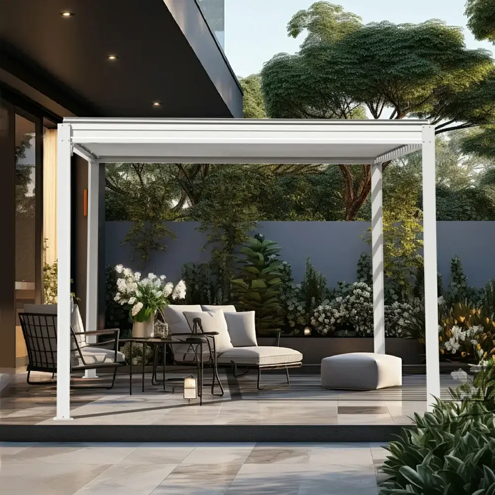 Metal Louvered Pergola - Image 15