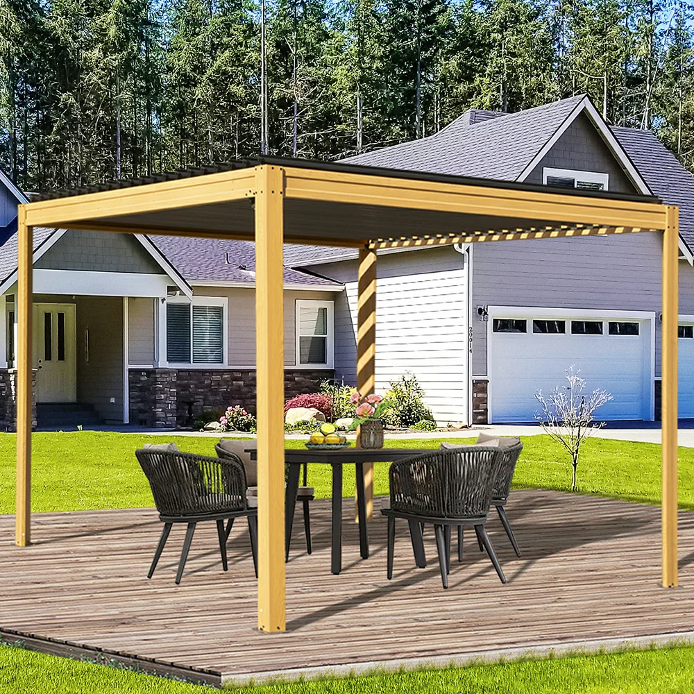 Metal Louvered Pergola - Image 16