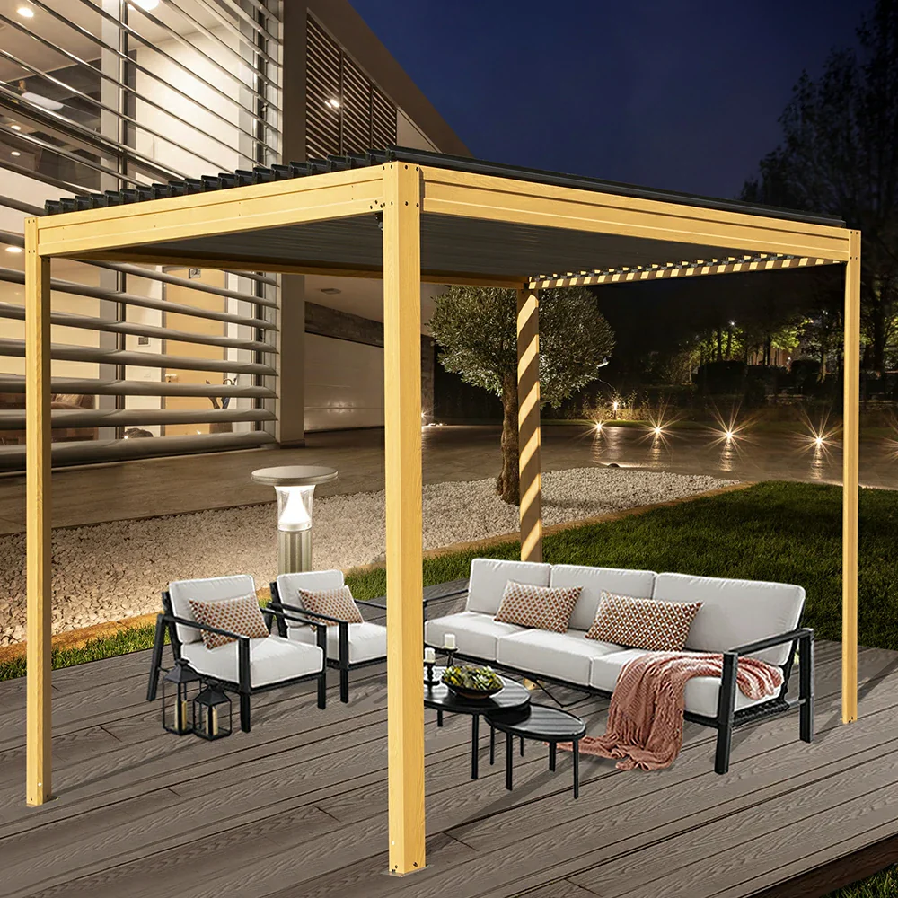 Metal Louvered Pergola - Image 23