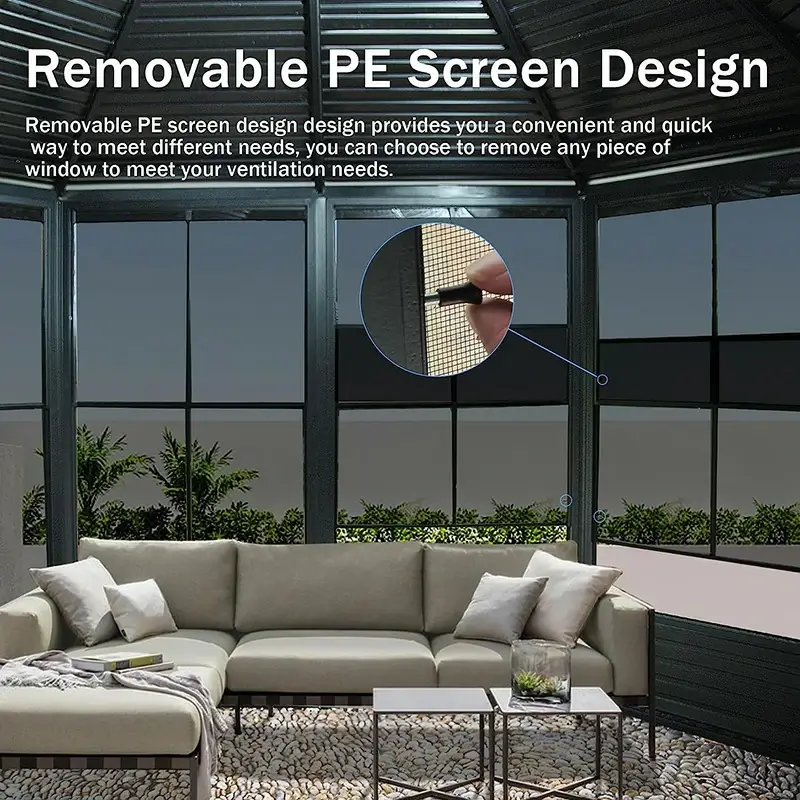 13' x 13' Sunroom - Octagonal Solarium - Image 3