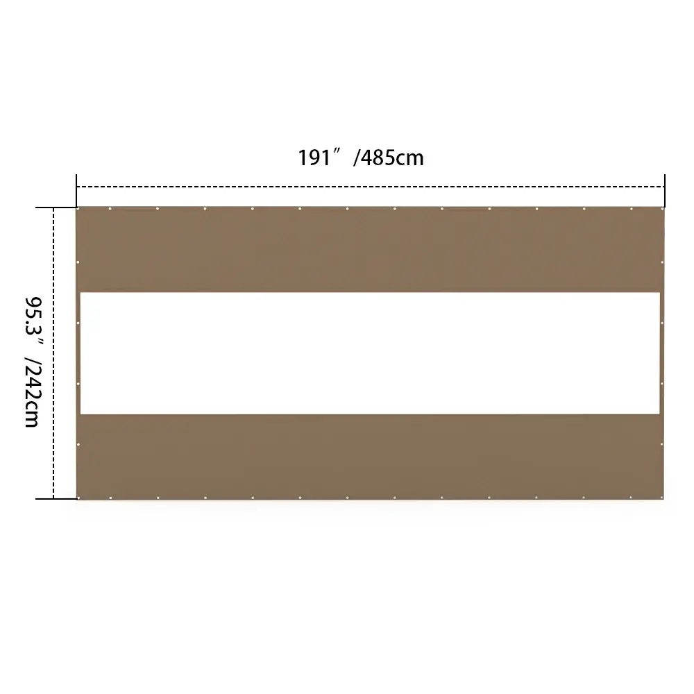 Outdoor Curtains with Clear PVC Panels - Image 154