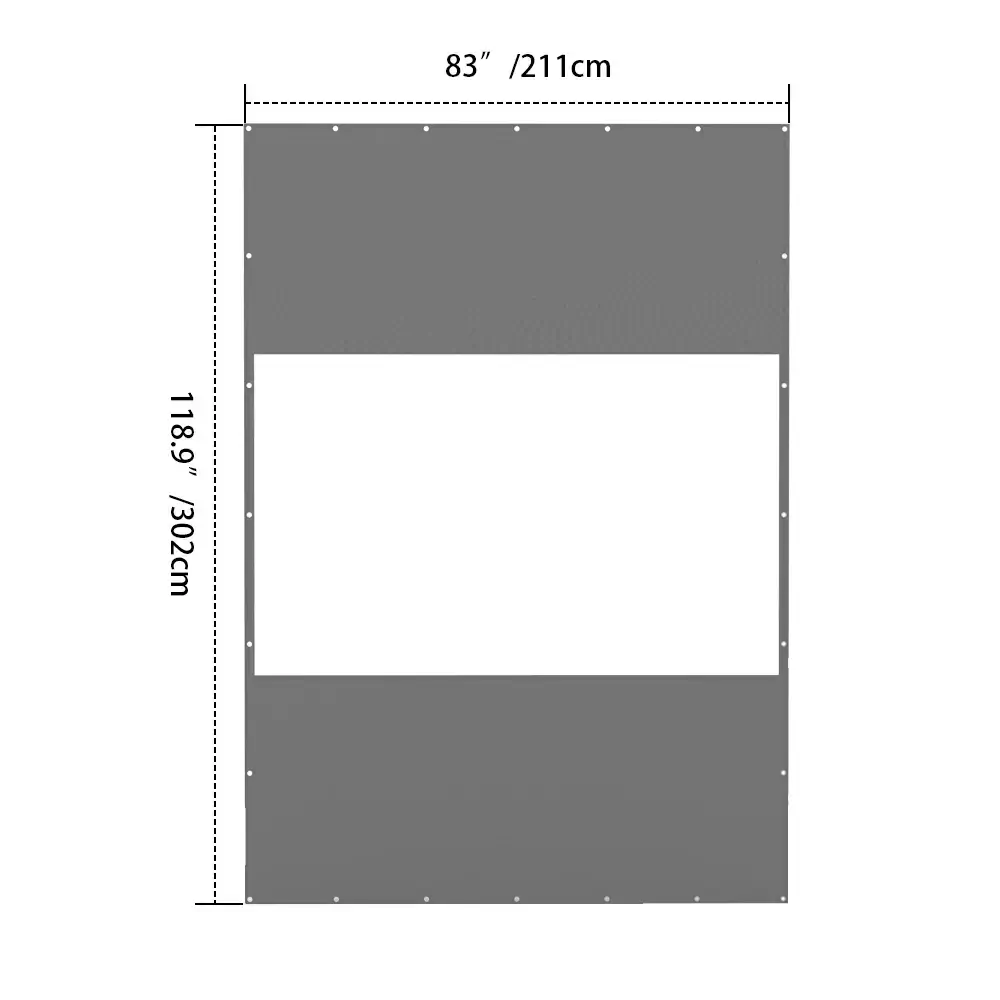 Outdoor Curtains with Clear PVC Panels - Image 18
