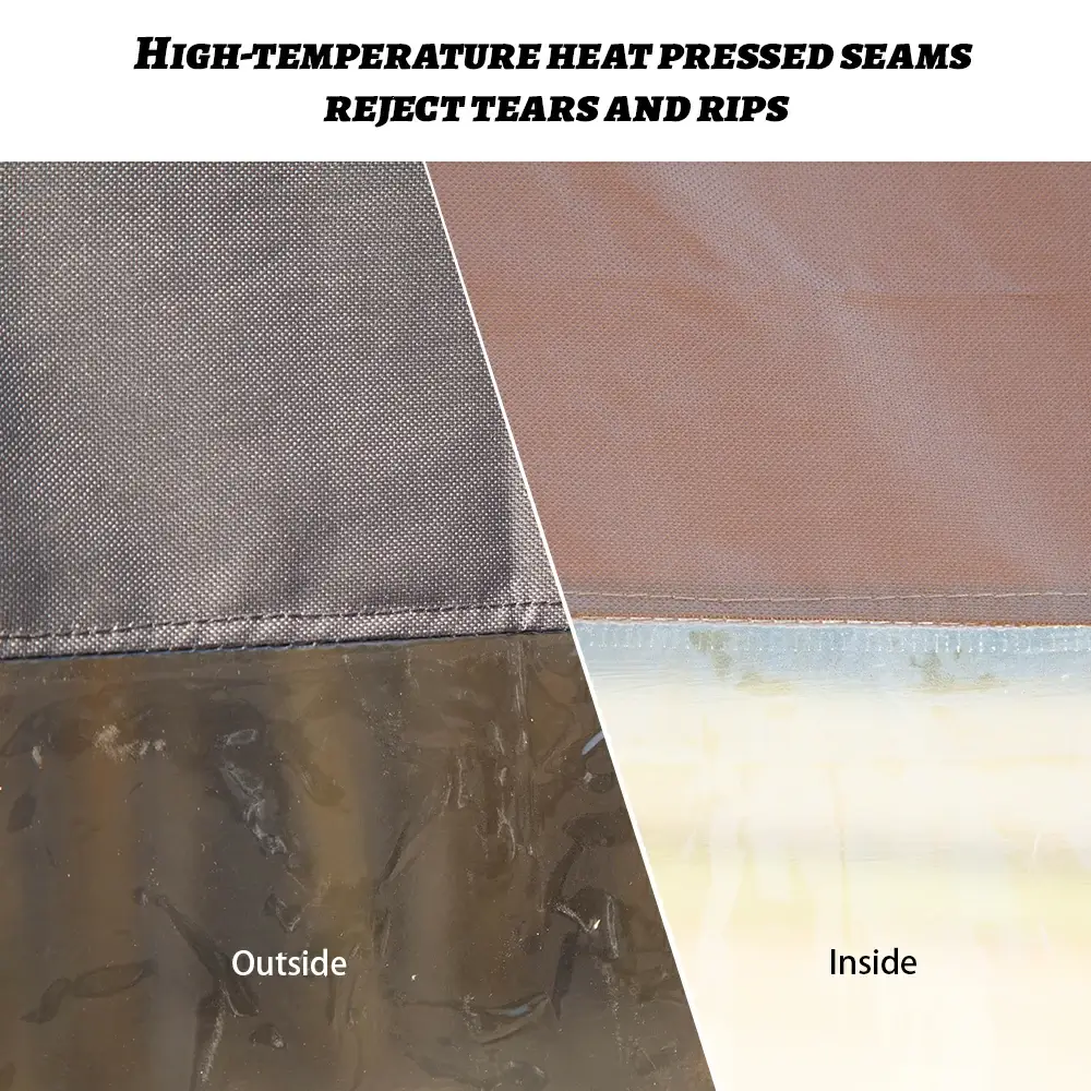 Outdoor Curtains with Clear PVC Panels - Image 30
