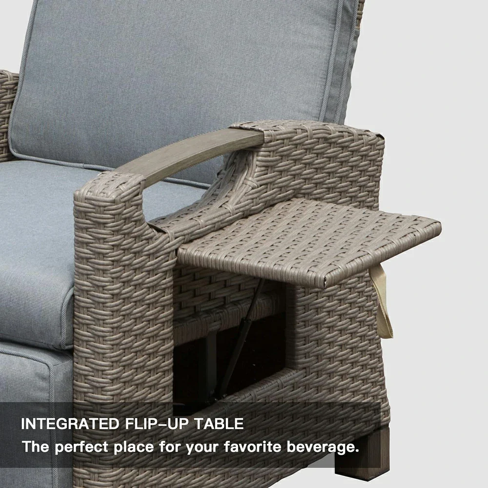 Outdoor Rattan Lounge Chair - Image 14
