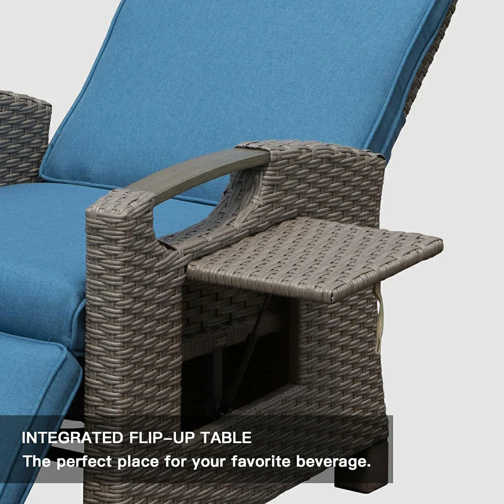 Outdoor Rattan Lounge Chair - Image 21
