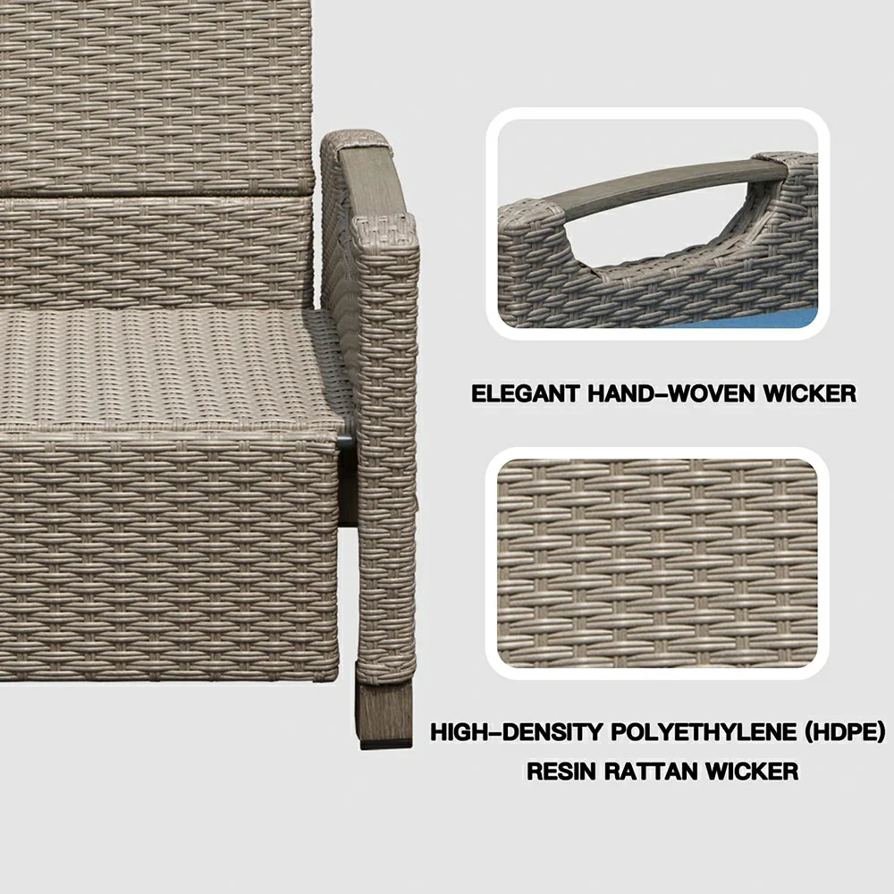 Outdoor Rattan Lounge Chair - Image 22